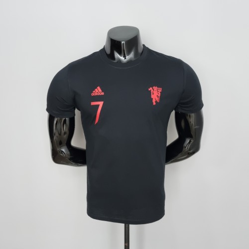 Ronaldo Manchester United Casual T-shirt Black