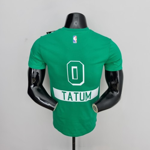 Jayson Tatum Boston Celtics Casual T-shirt Green