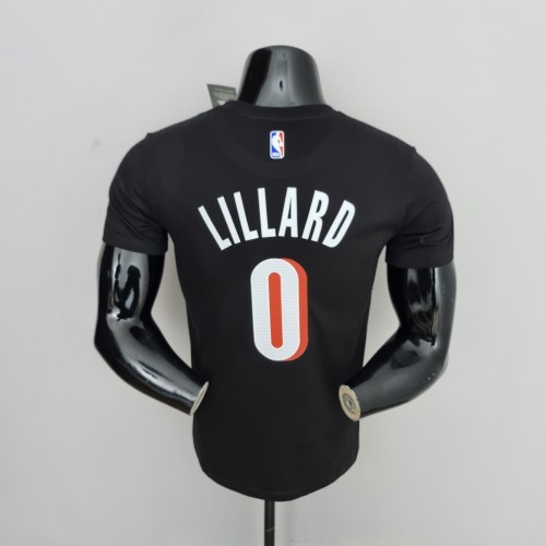 Damian Lillard Portland Trail Blazers Casual T-shirt Black