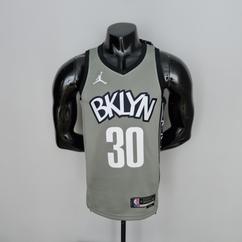 Seth Curry Brooklyn Nets 75th Anniversary City Edition Swingman Jersey Gray