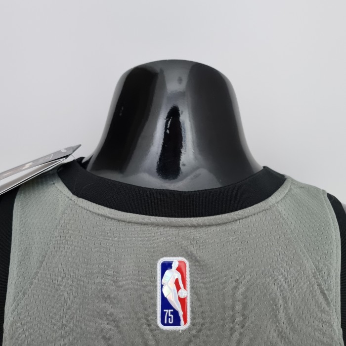 James Harden Brooklyn Nets 75th Anniversary Swingman Jersey Gray