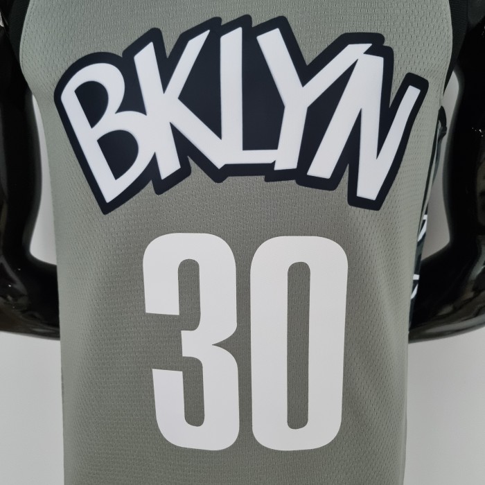 Seth Curry Brooklyn Nets 75th Anniversary City Edition Swingman Jersey Gray