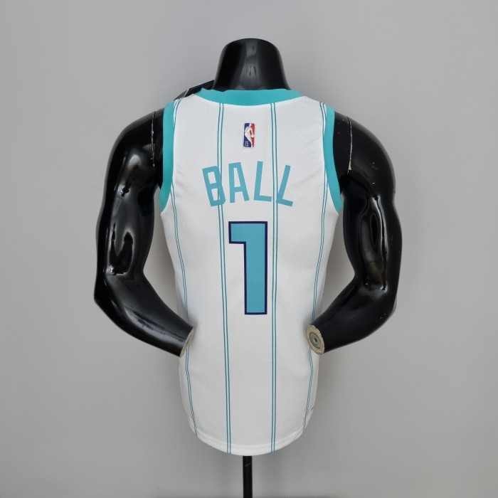 LaMelo Ball Charlotte Hornets 75th Anniversary Swingman Jersey White