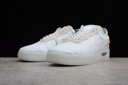 Off White x Air Force 1 Virgil Low White with Zip-Tie A04606-100