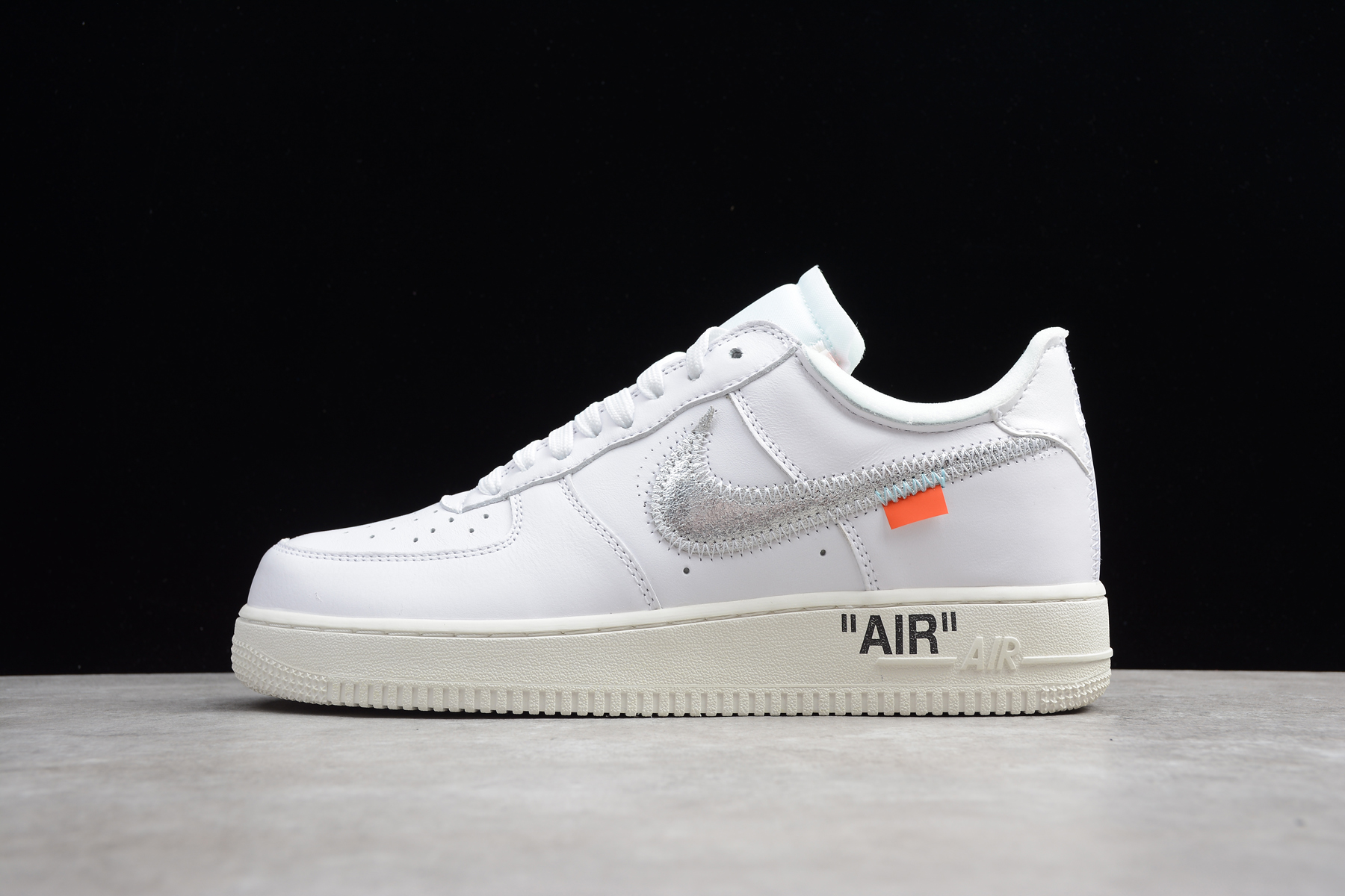 air force 1 with zip tie