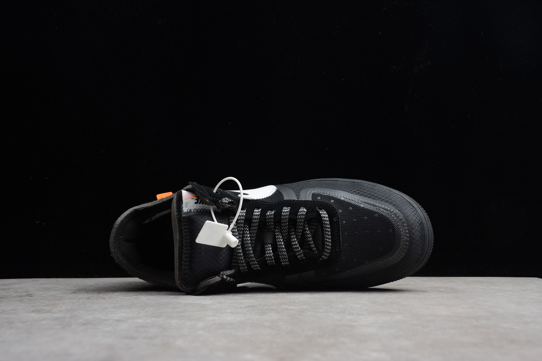 air force 1 with zip tie