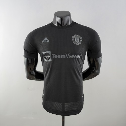 Manchester United Peter Pavel Co Branded Black Player Jersey 21/22