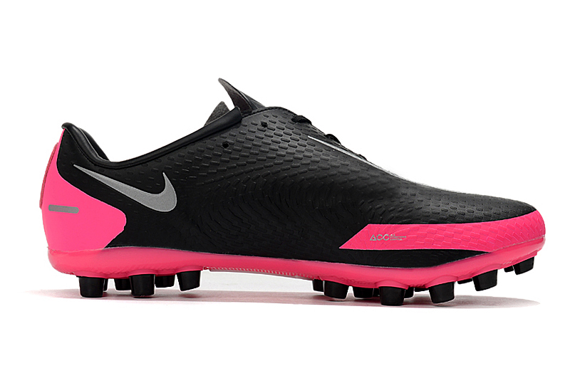 Phantom GT Low AG Black Pink Soccer Shoes