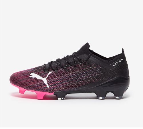 Ultra 1.1 FG/AG Black/Luminous Pink Soccer Shoes