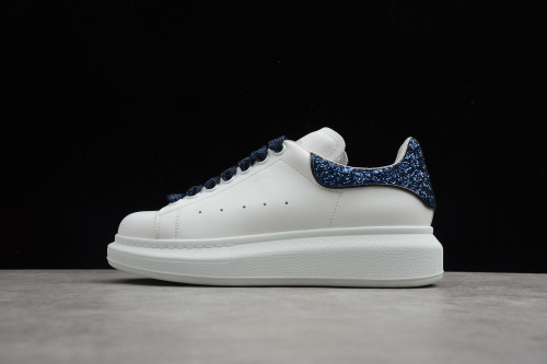 Alexander McQueen White Blue Sneakers