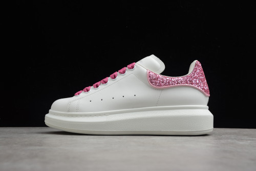 Alexander McQueen White Pink Sneakers