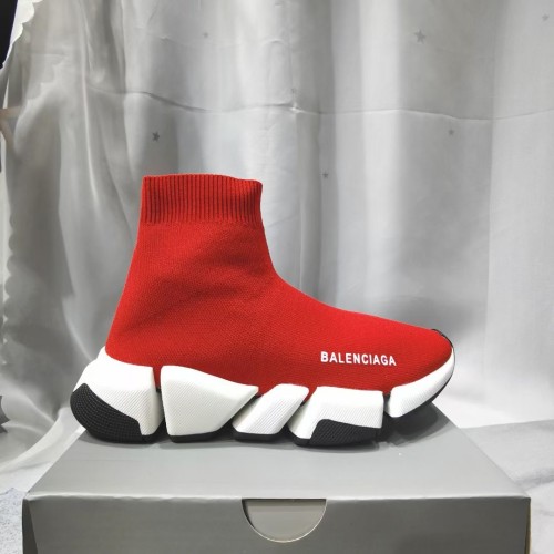 Balenciaga Speed Trainer Red Sneakers