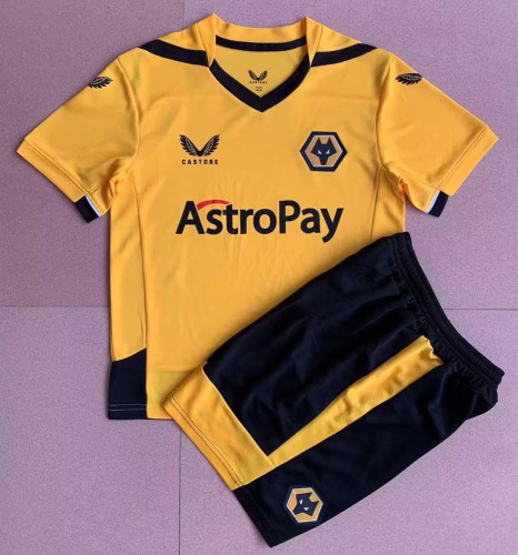 Wolves Home Kids Jersey 22/23