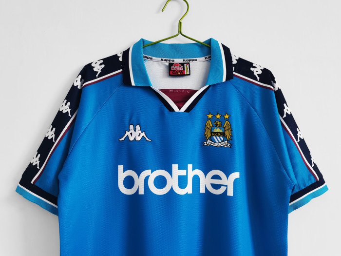 Manchester City Home Retro Jersey 1997-99