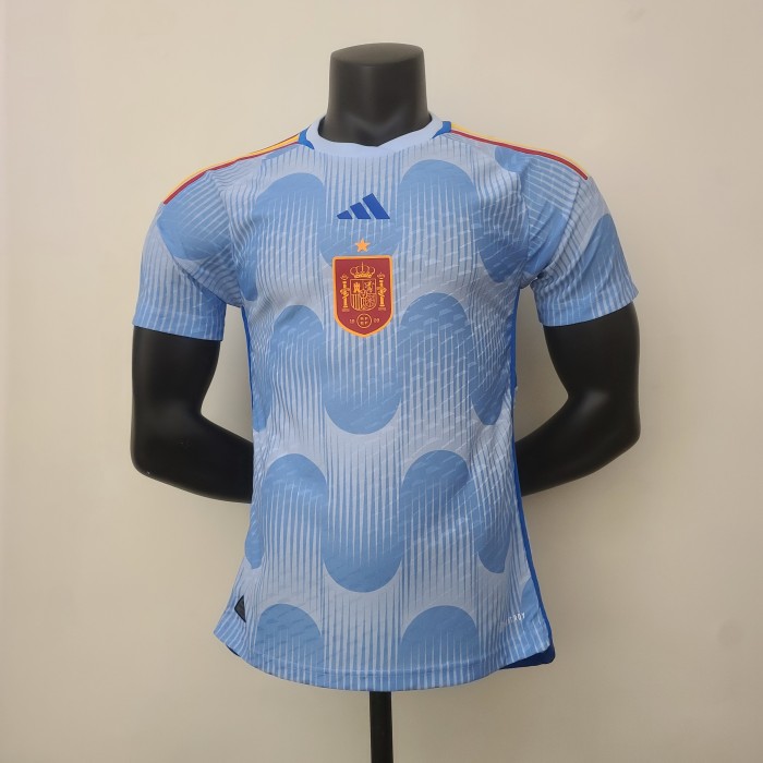 Spain 2022 World Cup Away Player Version Man Jersey