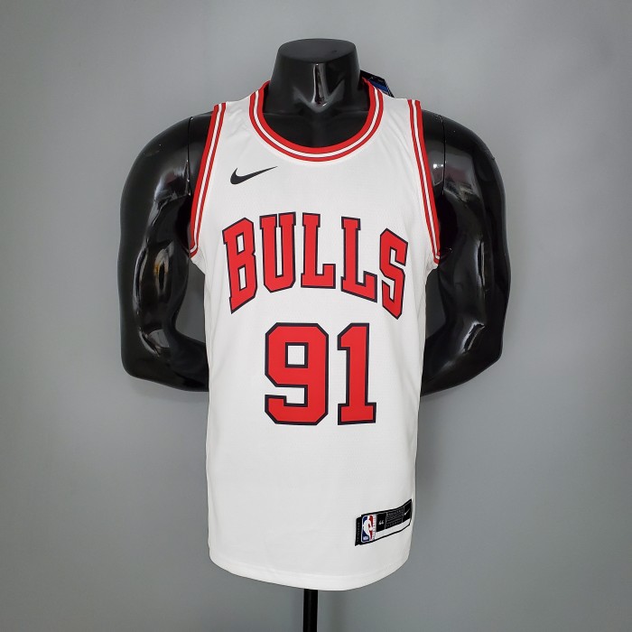 Dennis Rodman Chicago Bulls 75th Anniversary Swingman Jersey White