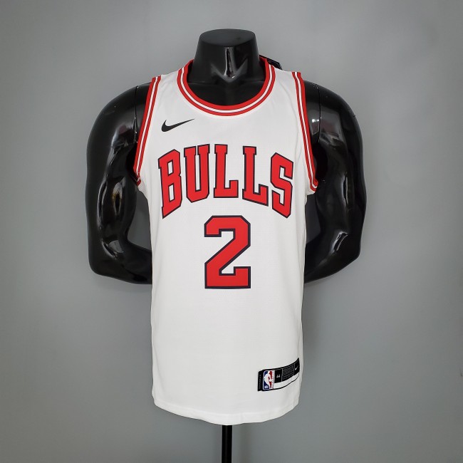 Lonzo Ball Chicago Bulls 75th Anniversary Swingman Jersey White