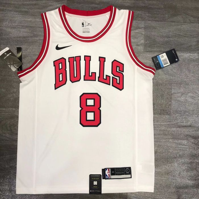 Zach LaVine Chicago Bulls 75th Anniversary Swingman Jersey White