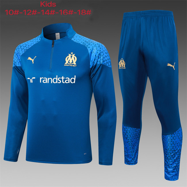 Marseille Kids Training Jersey Suit 23/24