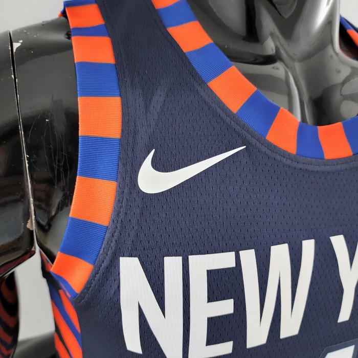 Derrick Rose New York Knicks Striped Swingman Jersey