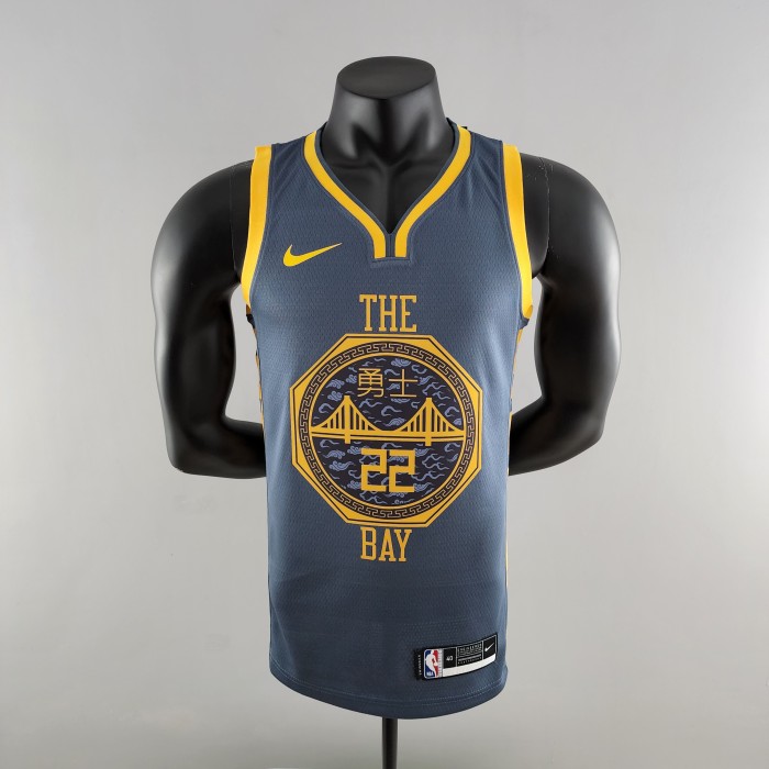 Andrew Wiggins Golden State Warriors Grey Swingman Jersey 2018