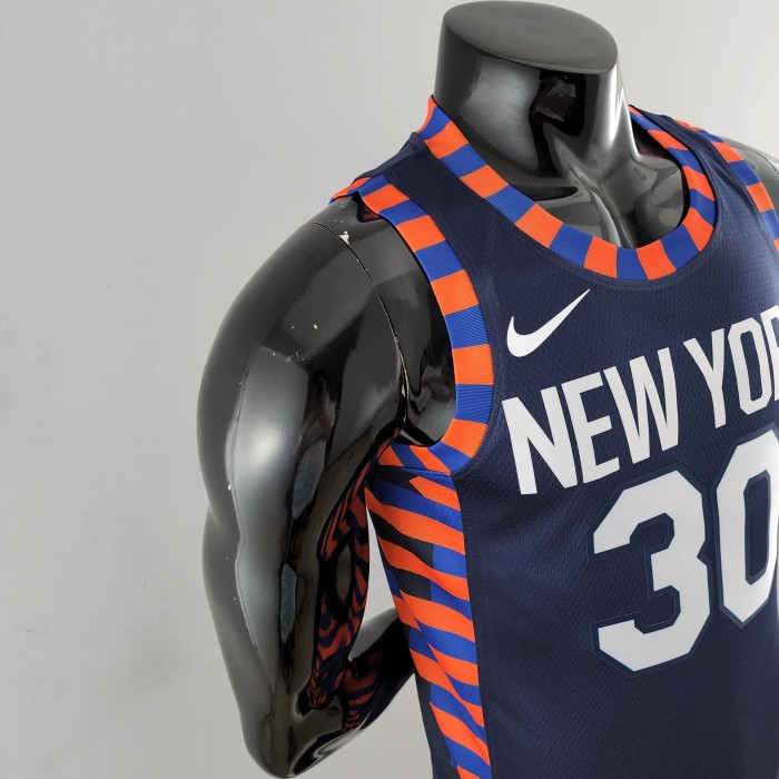 Julius Randle New York Knicks City Edition Striped Swingman Jersey