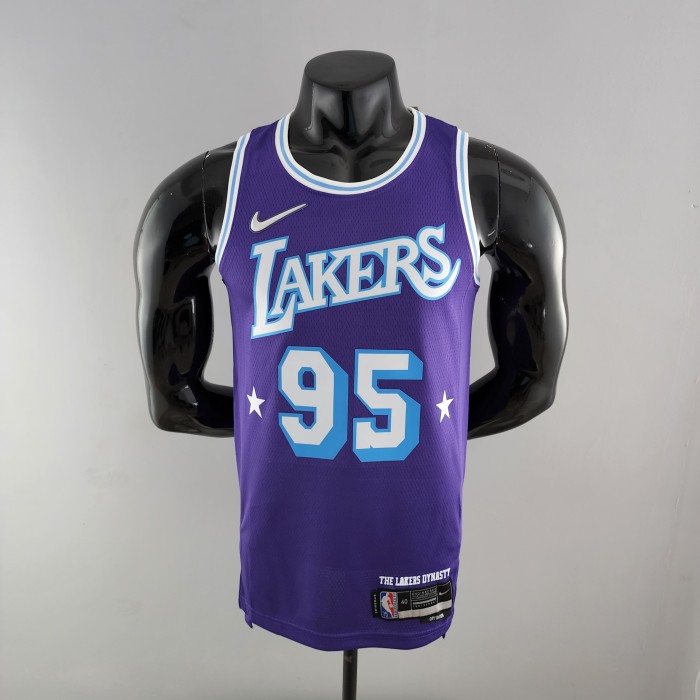 Juan Toscano-Anderson Los Angeles Lakers 75th Anniversary 2022 City Edition Swingman Jersey Purple