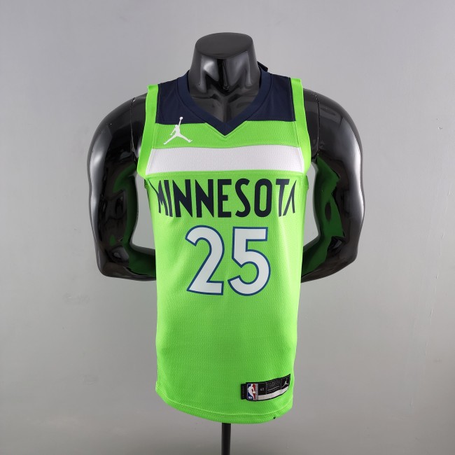 Derrick Rose Minnesota Timberwolves Swingman Jersey Green