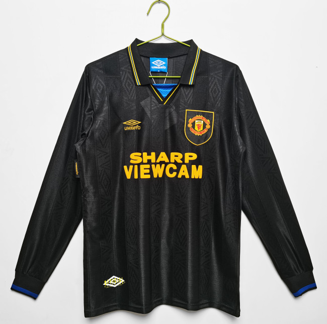 Manchester United Away Long Sleeve Retro Jersey 1993/94