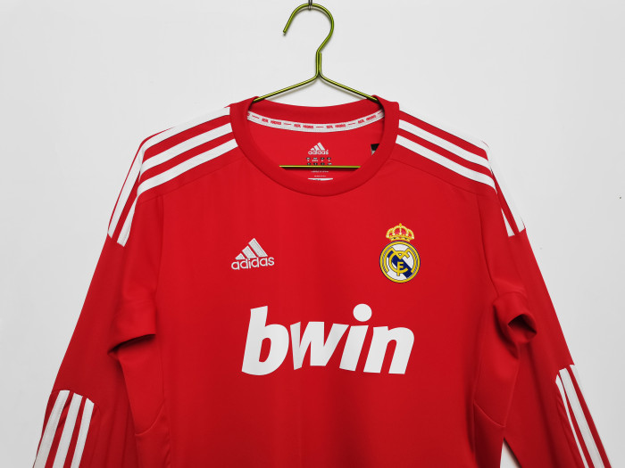 Real Madrid Third Long Sleeve Retro Jersey 2011/12