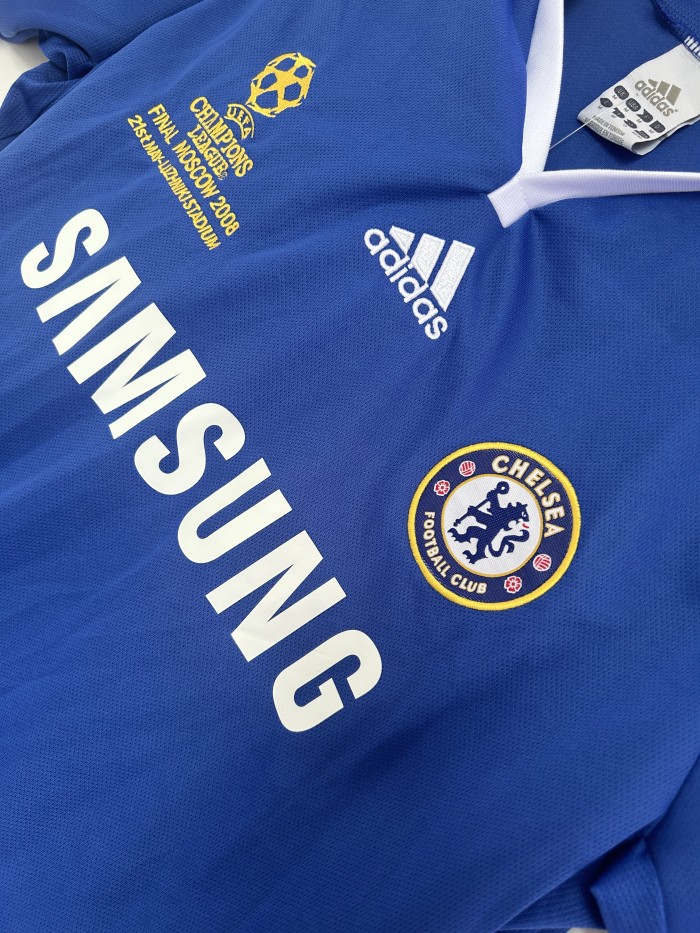 Chelsea Home Retro Jersey Champions League Final 2008