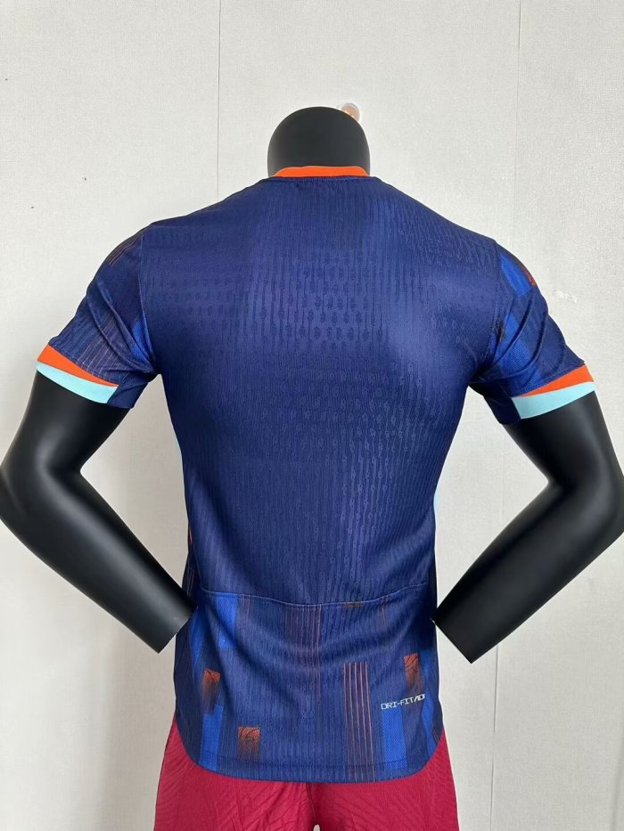 Netherlands 2024 Euro Away Player Man Jersey