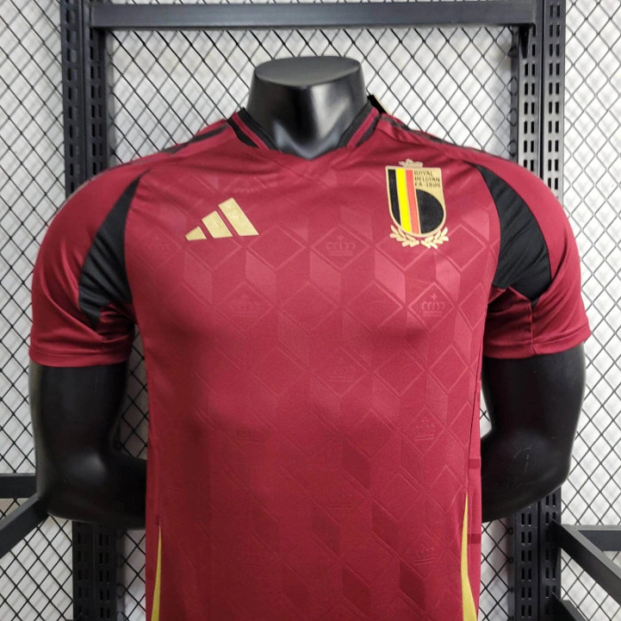 Belgium Euro 2024 Home Player Version Man Jersey