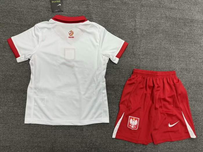 Poland Euro 2024 Home Kids Suit