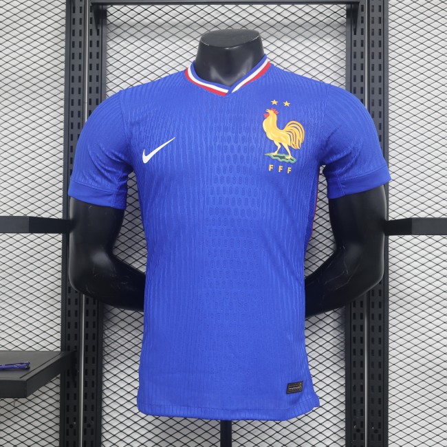 France 2024 Euro Home Player Version Man Jersey