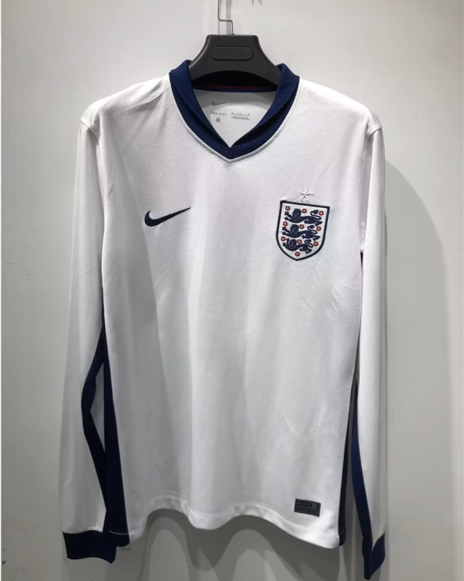 England Euro 2024 Home Man Long Sleeve Jersey