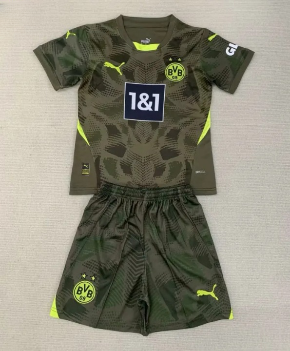 Borussia Dortmund Goalkeeper Kids Suit 24/25 Olive