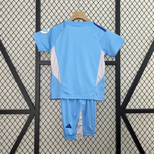 Real Madrid Goalkeeper Kids Suit 24/25 Blue