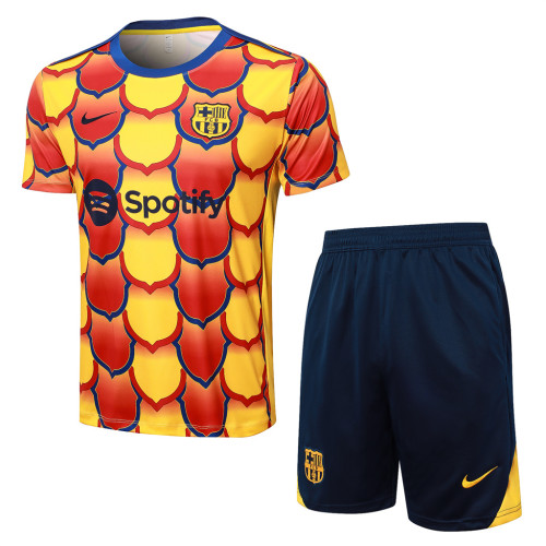 Barcelona Training Short Sleeve Suit 24/25