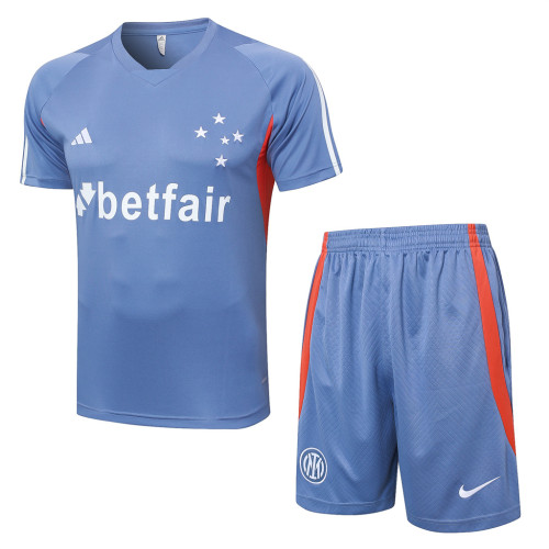 Cruzeiro Training Short Sleeve Suit 24/25