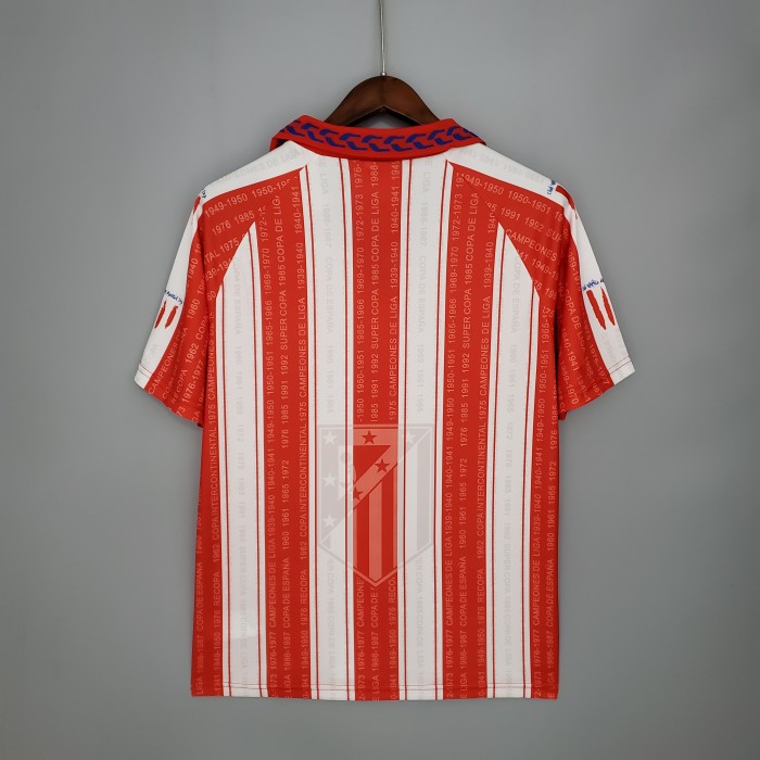 Atletico Madrid Home Retro Jersey 1995/96