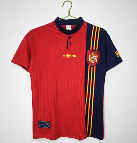 Spain Home Retro Jersey 1996