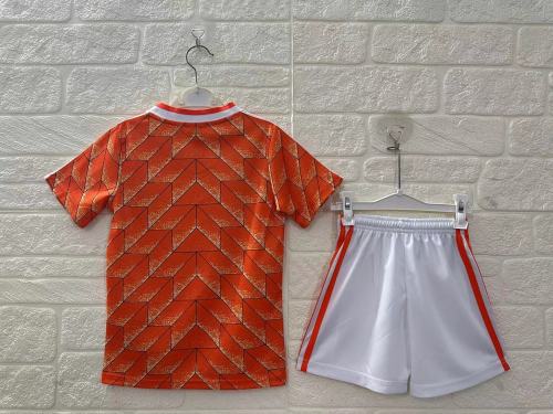 Netherlands Home Retro Kids Suit 1998