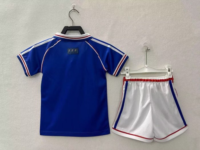 France Home Retro Kids Suit 1998