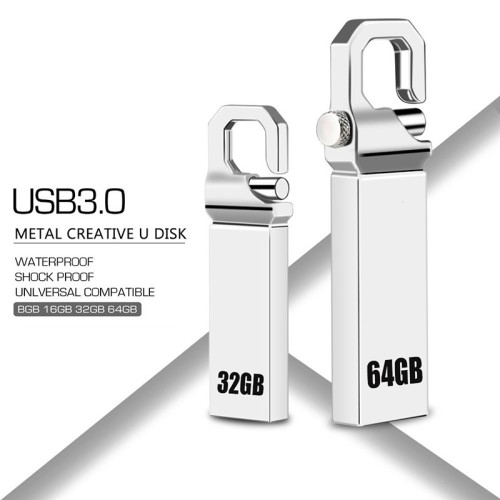 USB Flash Drive 64GB 32GB 16GB 8GB  Pen Drive Pendrive Waterproof Metal U Disk Memory Disk Usb 3.0