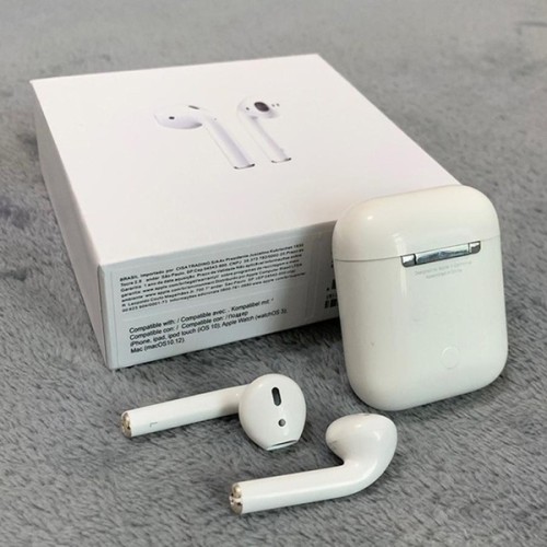 New 1:1 Refurbished MMEF2AM/AAAAA+ Air Pods Wireless Bluetooth Earphones with Charging Case for IOS/Android