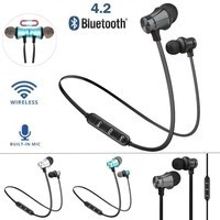 Bluetooth 4.2 Earphone Magnetic Wireless Headphones Sport Stereo Headset Earbuds