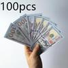 10lots (100pcs a lot) toy money faux billet 10 20 50 100 Euro fake money billet euro 10 20 50 100 200 500 movie money  US DOLLAR