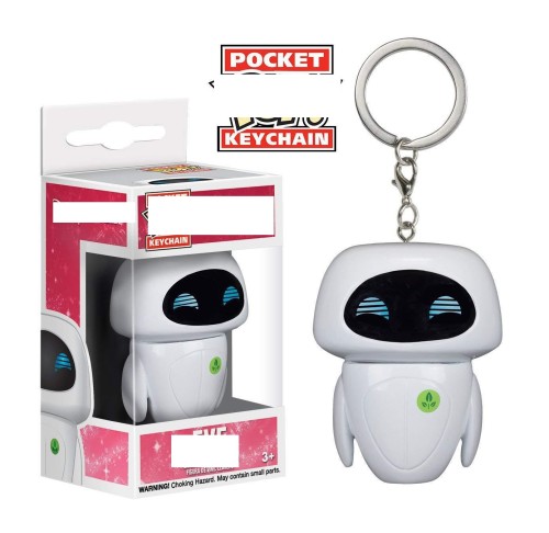 EVE  keychain pocket Toys Movie Action Figure