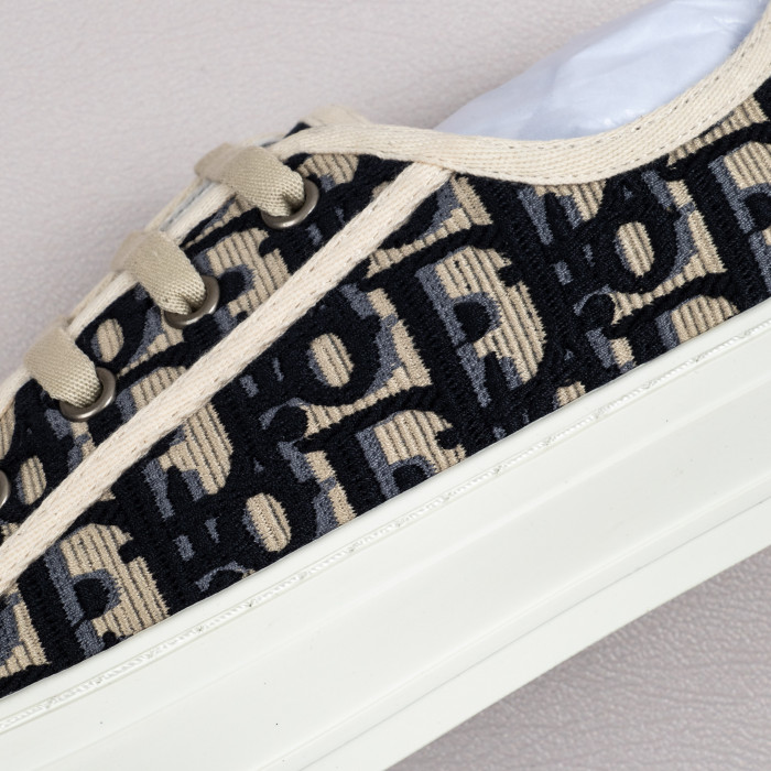 Walk'N'Dior Oblique Navy Canvas